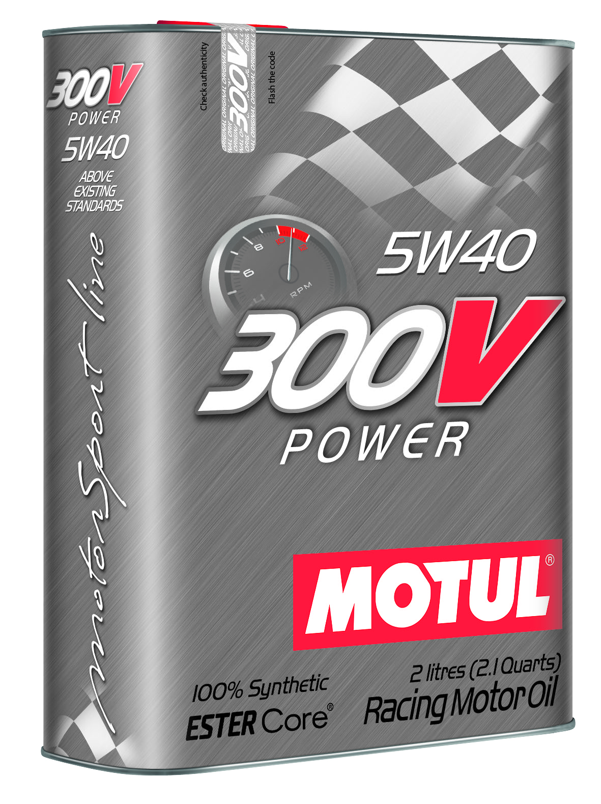MOTUL 300V POWER 5W40 - 2L - Racing Engine Oil